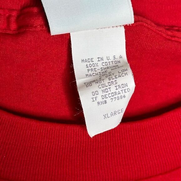 VTG NWT 90’s Chicago Bulls NBA Shirt Single Stitch USA Made - Picture 6 of 6